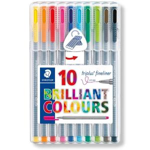 روان نویس 10 رنگ استدلر Staedtler Triplus Fineliner